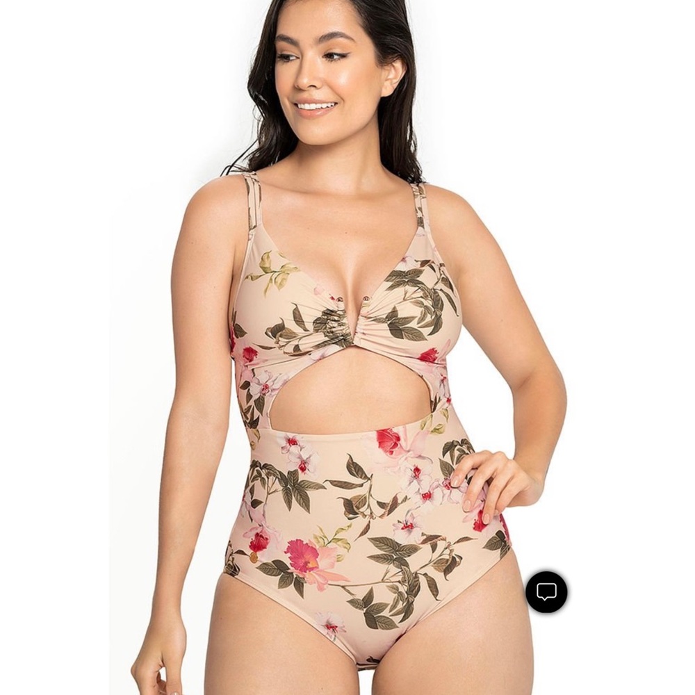 Shapewear Floral Swimsuit